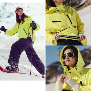 NWT Free People Movement Peak To Peak Popover in yellow